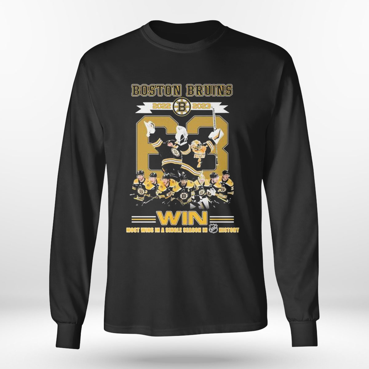 Most Wins A Single Season In Nhl History Boston Bruins Win 2022 2023 T-shirt