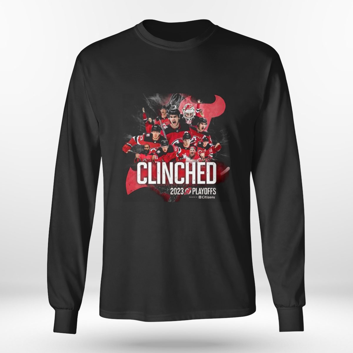 New Jersey Devils 2023 Stanley Cup Playoffs Clinched T-shirt