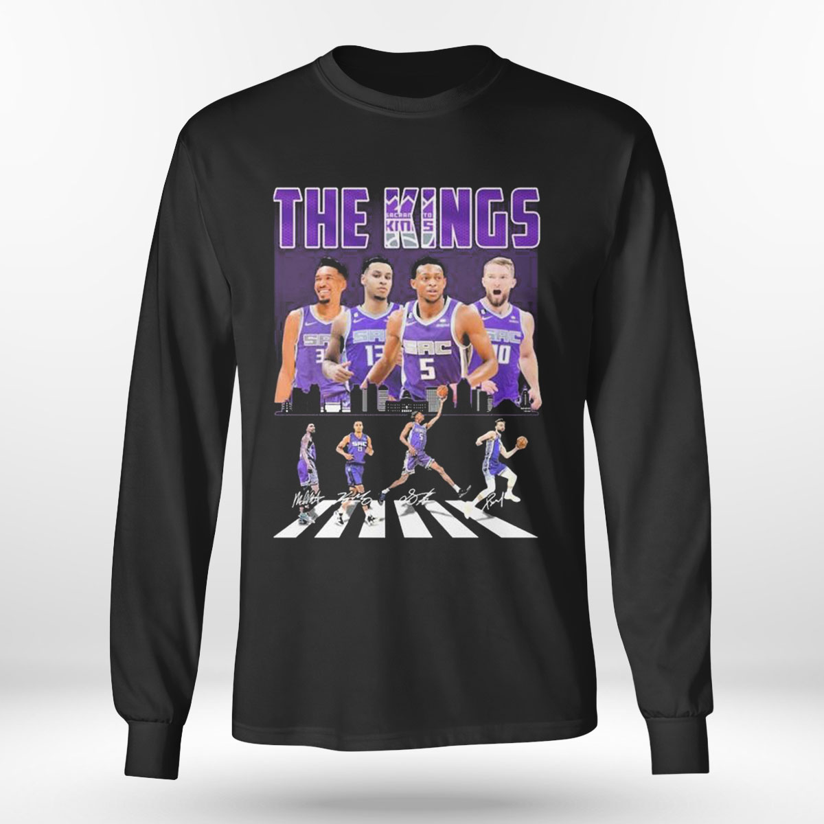 Sacramento Kings The Kings Abbey Road Signatures T-shirt