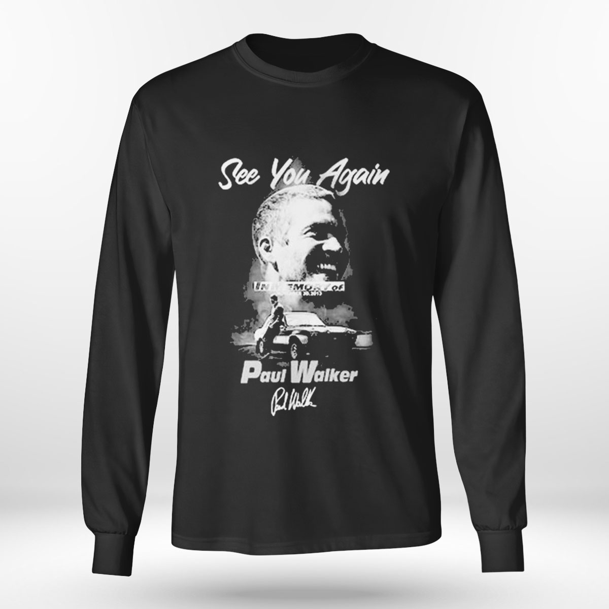 See You Again Paul Walker Signature T-shirt