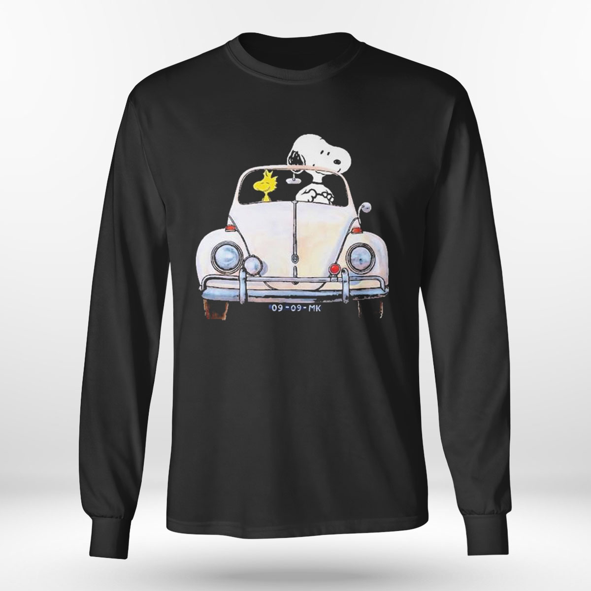 Snoopy And Woodstock Driving Car 09 09 Mk T-shirt