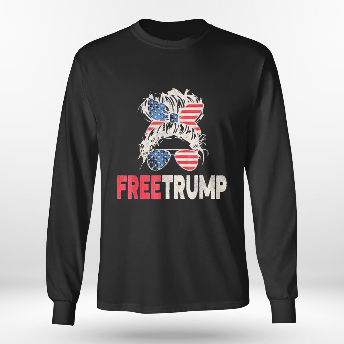 The Girl American Free Trump T-shirt