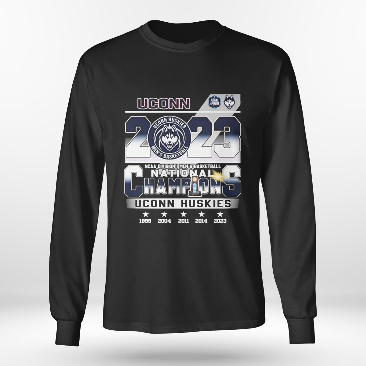 Uconn 2023 Ncaa Division I Mens Basketball National Champions 1999 2023 T-shirt