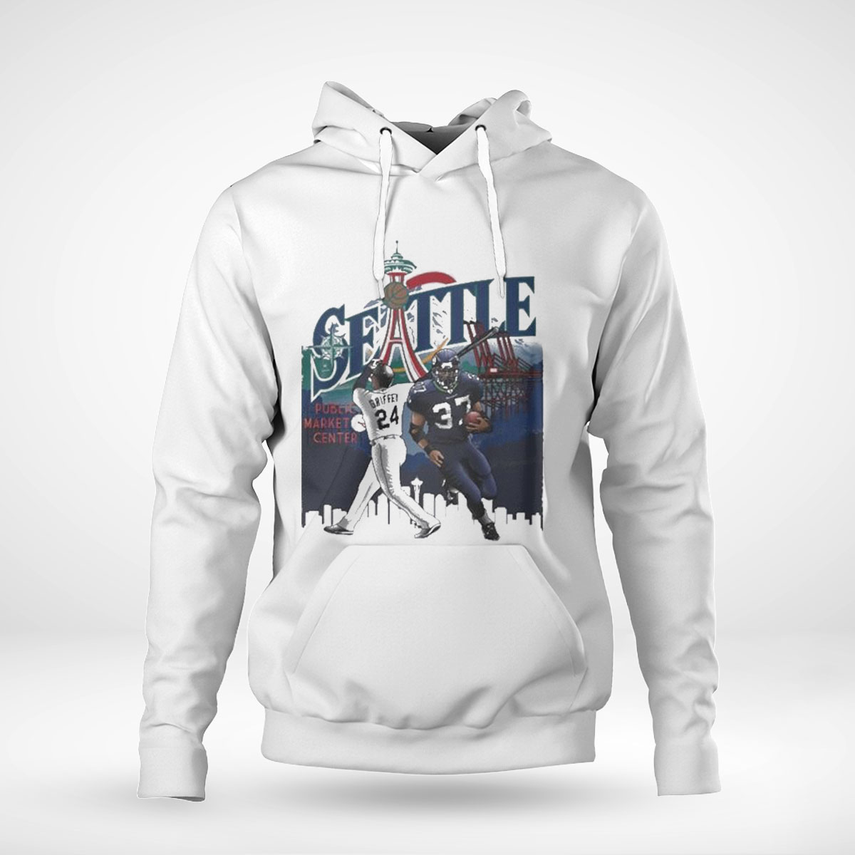 Seattle Sport Teams Public Market Center T-shirt