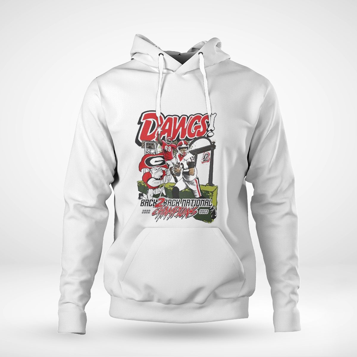 Uga Dawgs Back2back Champions 2022 2023 T-shirt