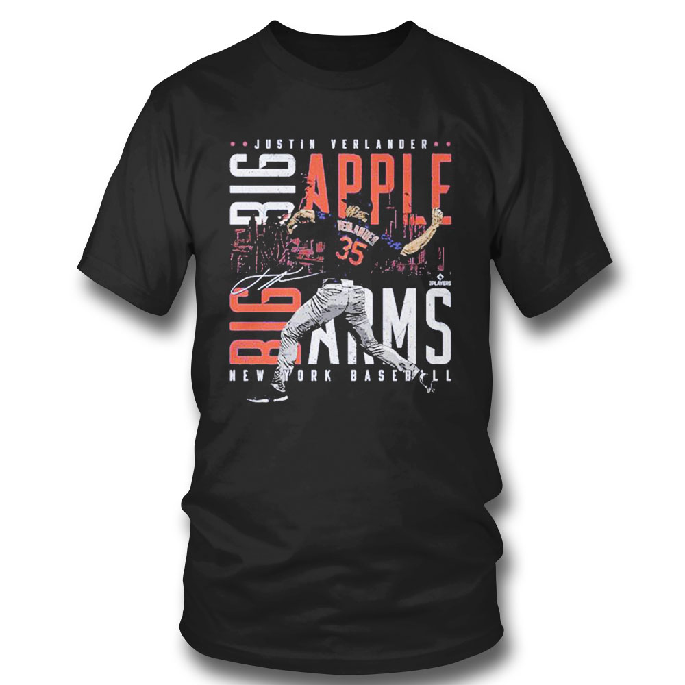 Justin Verlander New York Mets Big Arms T-shirt Justin Verlander New York Mets Big Arms T-shirt