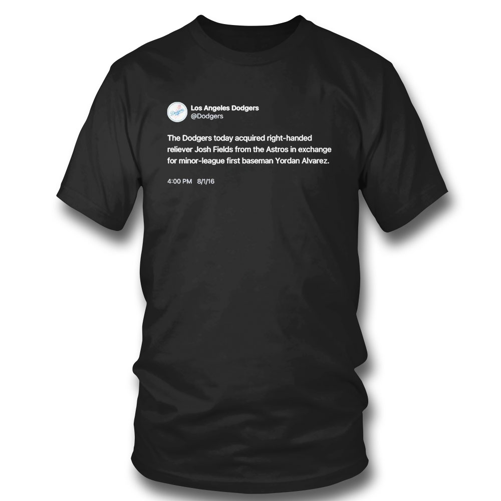 Los Angeles Dodgers On Twitter T-shirt