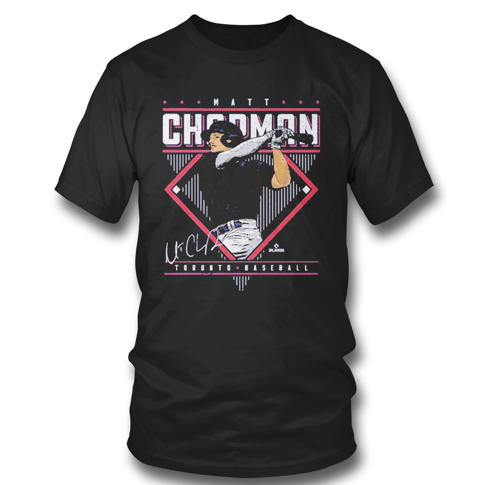 Matt Chapman Toronto Blue Jays Diamond Name Signature T-shirt