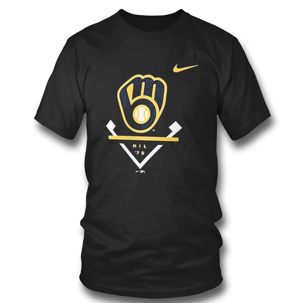 Milwaukee Brewers Nike Icon Mil 70 T-shirt