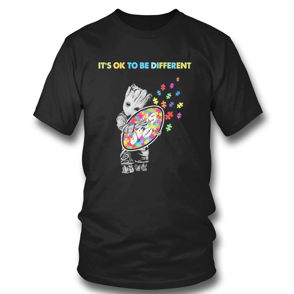 New York Giants Groot Hug Autism Its Ok To Be Different Shirt New York Giants Groot Hug Autism Its Ok To Be Different Shirt