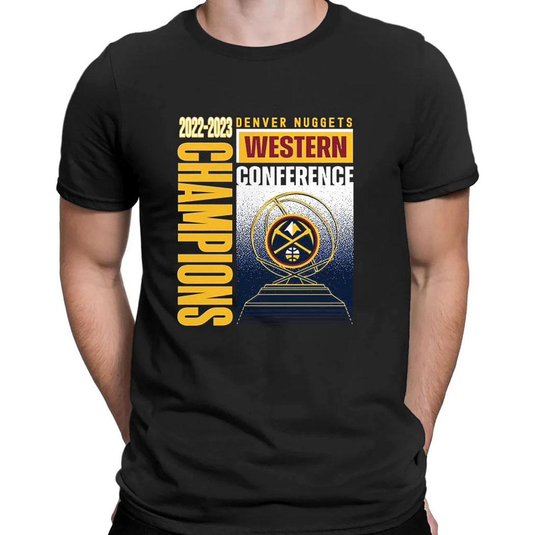 Denver Nuggets Western Conference Champions 2023 Vintage T-Shirt Denver Nuggets Western Conference Champions 2023 Vintage T-Shirt
