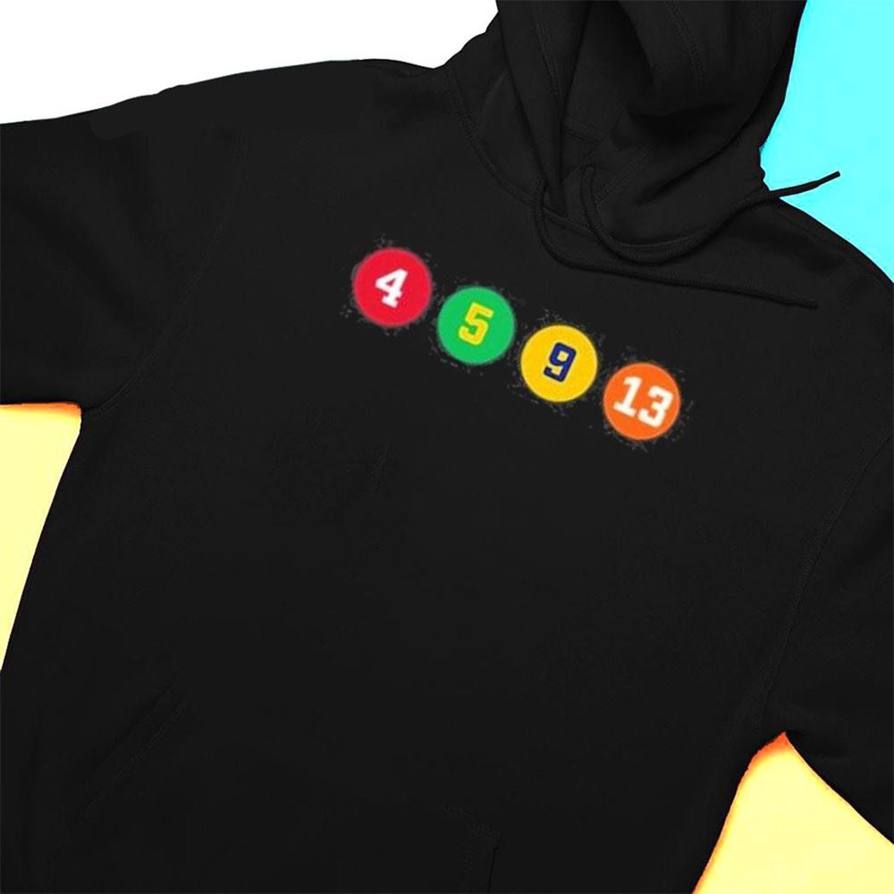 4 5 9 13 Bedard To Chicago T-shirt