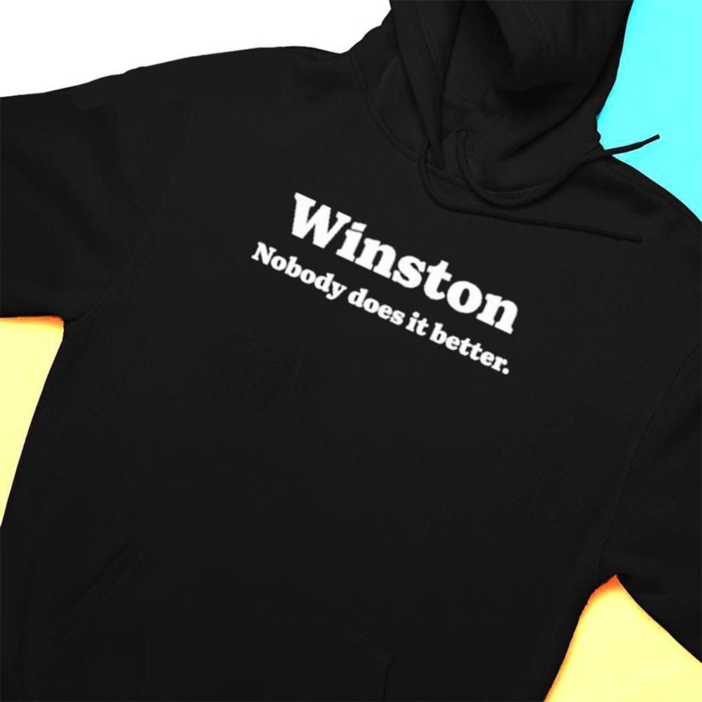 Cornbread Cowboi Wearing Winston Nobody Does It Better T-shirt