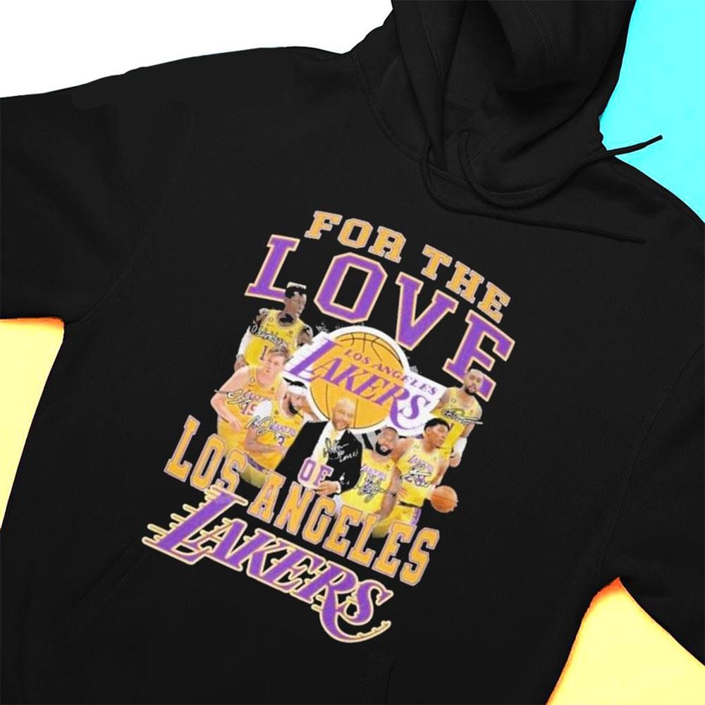 For The Love Of Los Angeles Lakers 2023 Signatures T-shirt