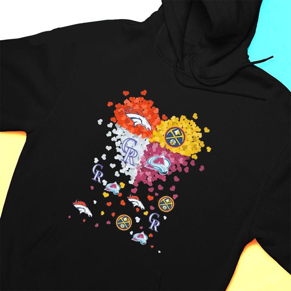 Hearts Denver Sport Teams T-shirt