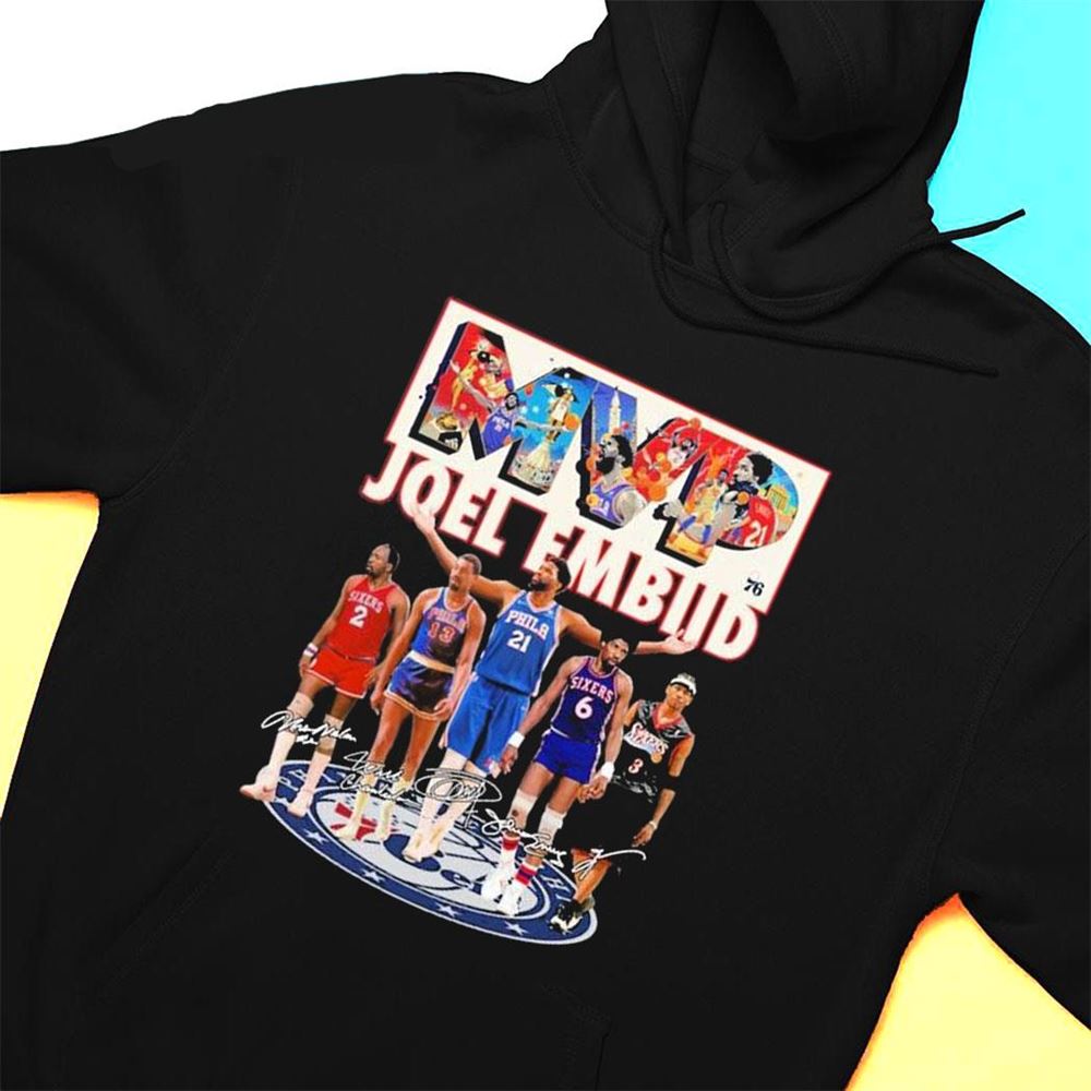 Joel Embiid Philadelphia 76ers Mvp Signatures T-shirt