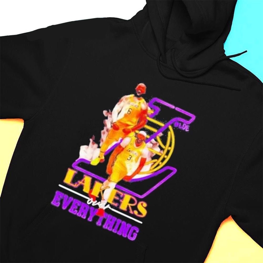 Lebron James And Anthony Davis Los Angeles Lakers Over Everything T-shirt