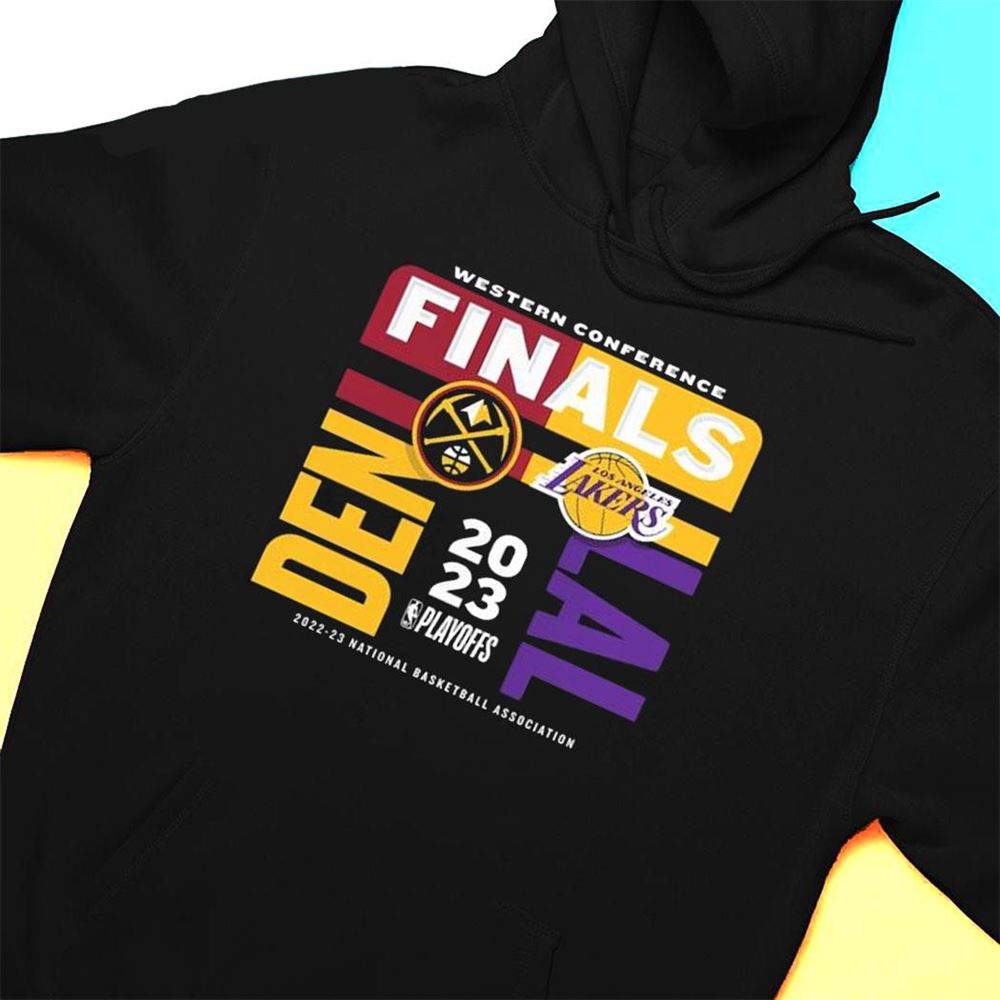 Nba 2023 Western Conference Finals Match Up Denver Nuggets Vs Los Angeles Lakers T-shirt