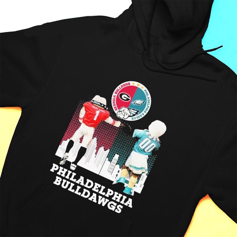 Philadelphia Bulldawgs Hairy Dawg And Swoop Eageoles T-shirt