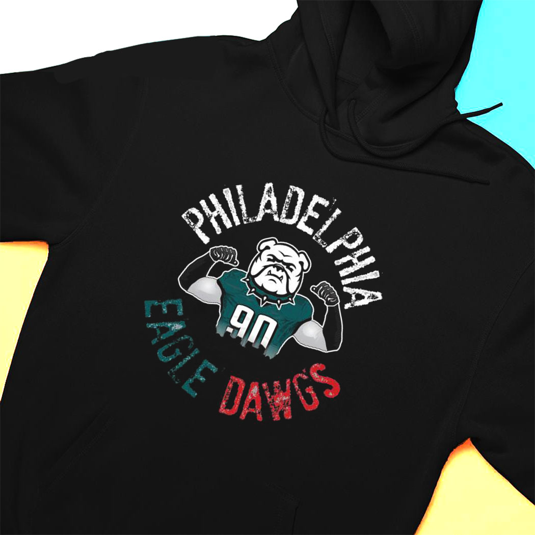 Philadelphia Eagle Dawgs Georgia Bulldogs And Philadelphia Eagles T-shirt