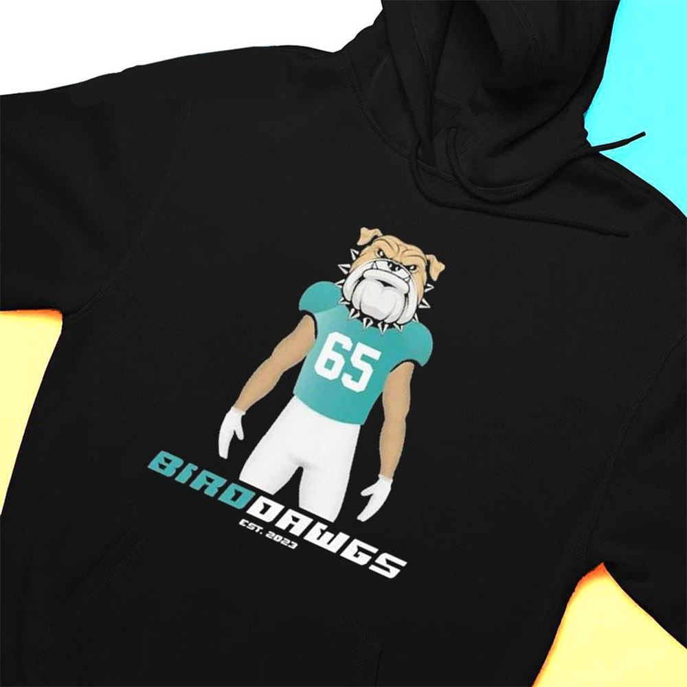 Philadelphia Eagles And Georgia Bulldogs Bird Dawgs Mascots T-shirt