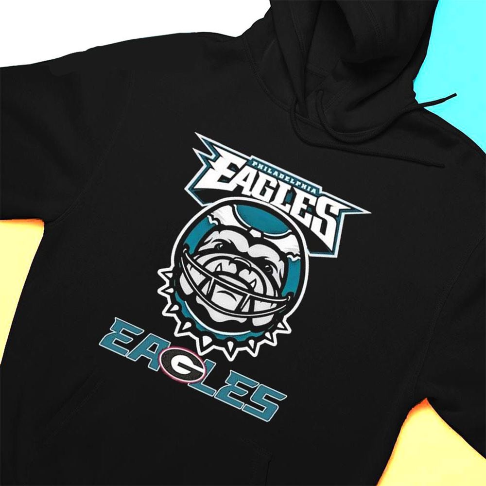 Philadelphia Eagles And Georgia Bulldogs Eageoles T-shirt