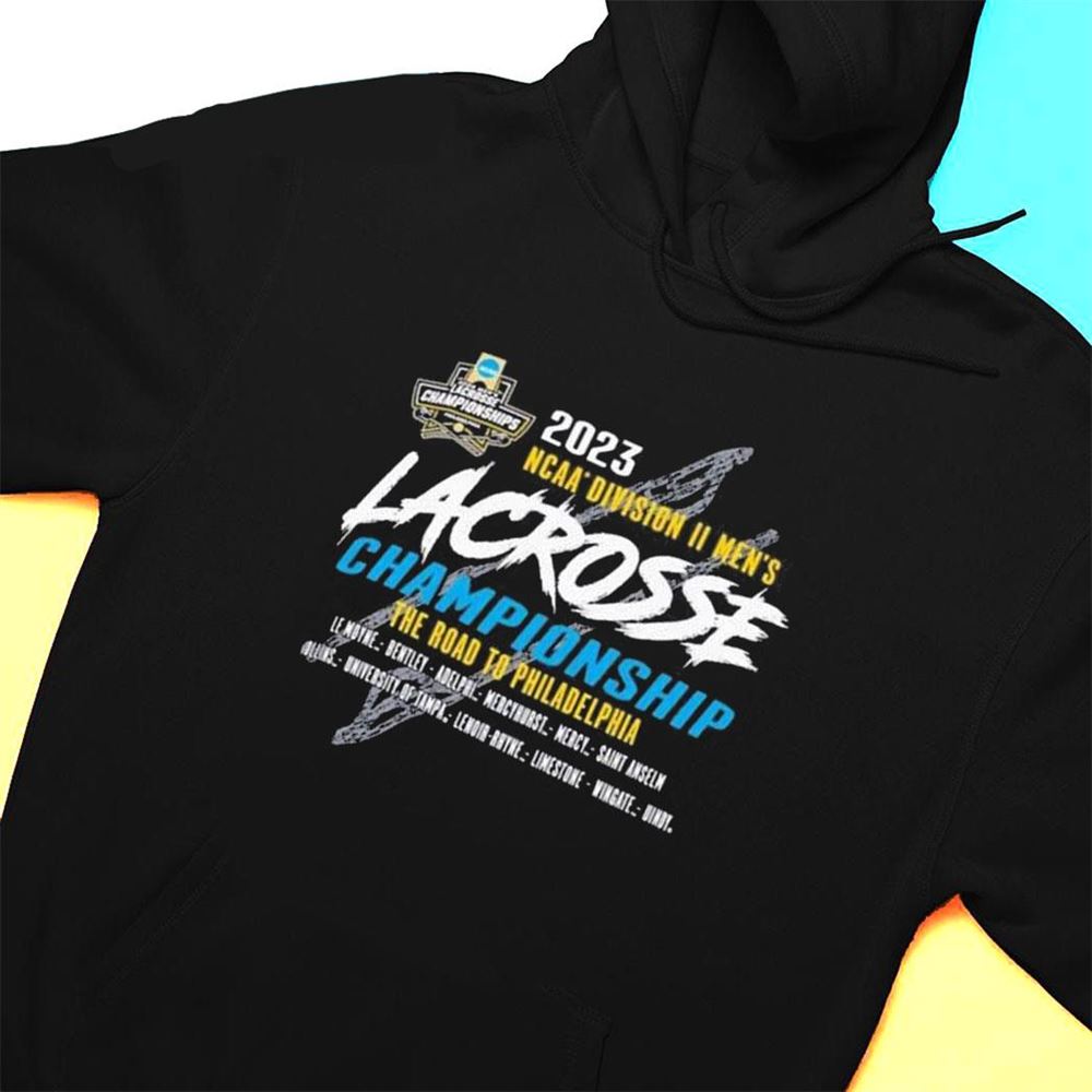 Road To Philadelphia 2023 Ncaa Division Ii Mens Lacrosse Championship T-shirt