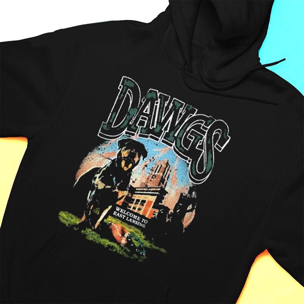 Spartan Dawgs Vintage Welcome To East Lansing T-shirt