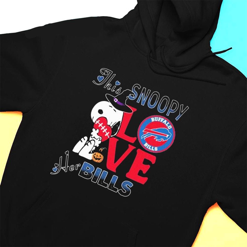 This Snoopy Love Her Buffalo Bills T-shirt