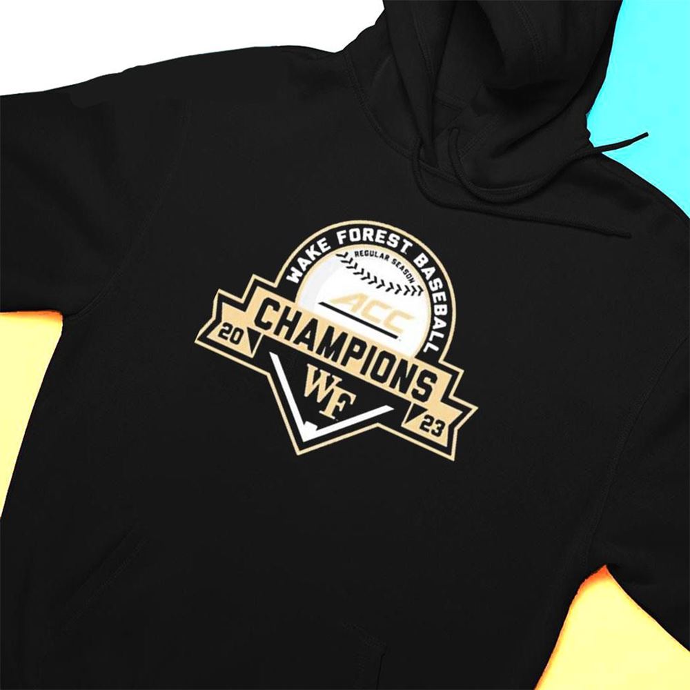Wake Forest Demon Deacons 2023 Acc Baseball Regular Season Champions T Shirt
