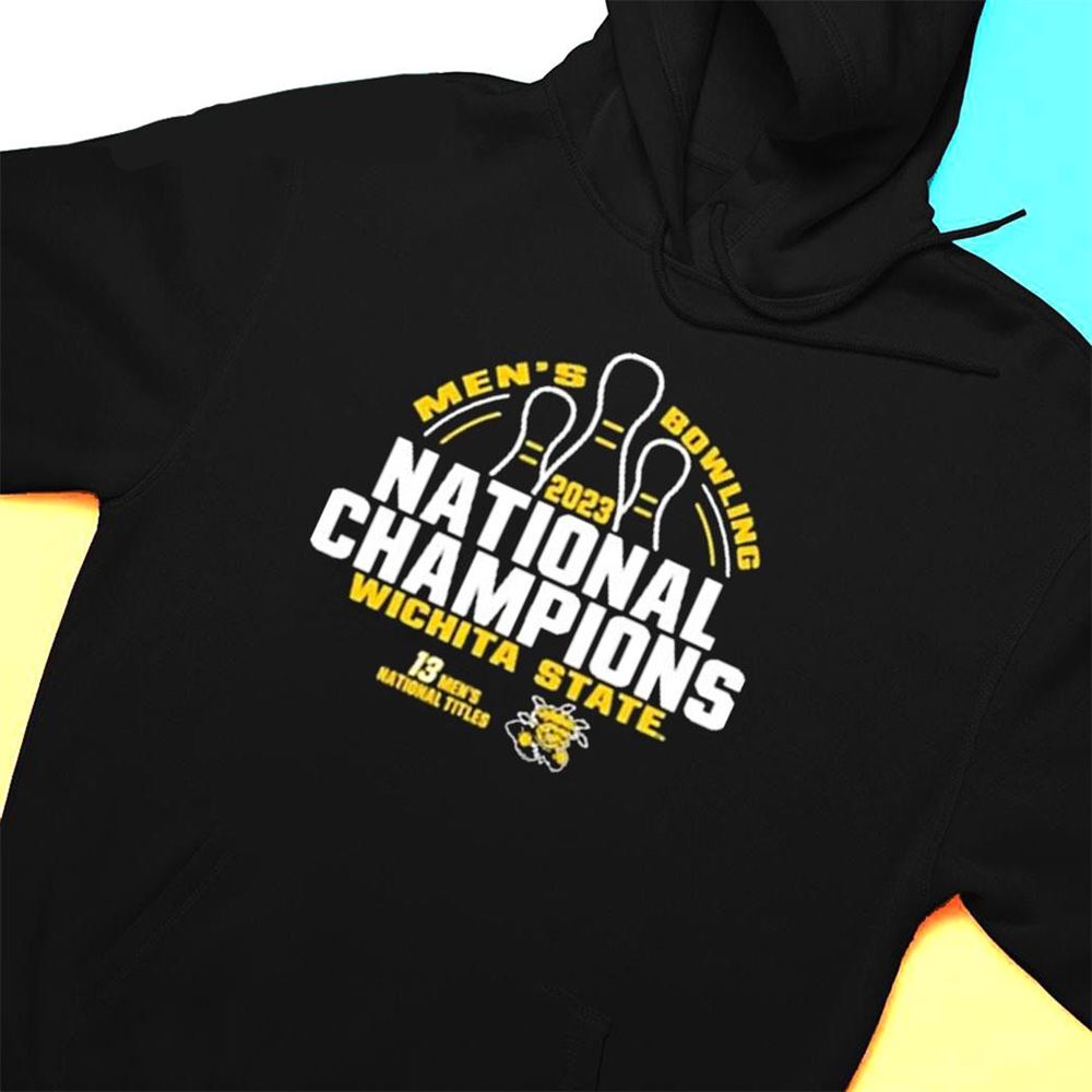 Wichita State Mens Bowling 2023 National Champions 13x T-shirt