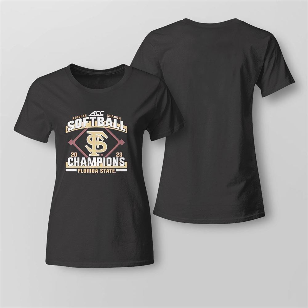 Florida State Seminoles 2023 Acc Softball Regular Season Champions T-shirt Florida State Seminoles 2023 Acc Softball Regular Season Champions T-shirt