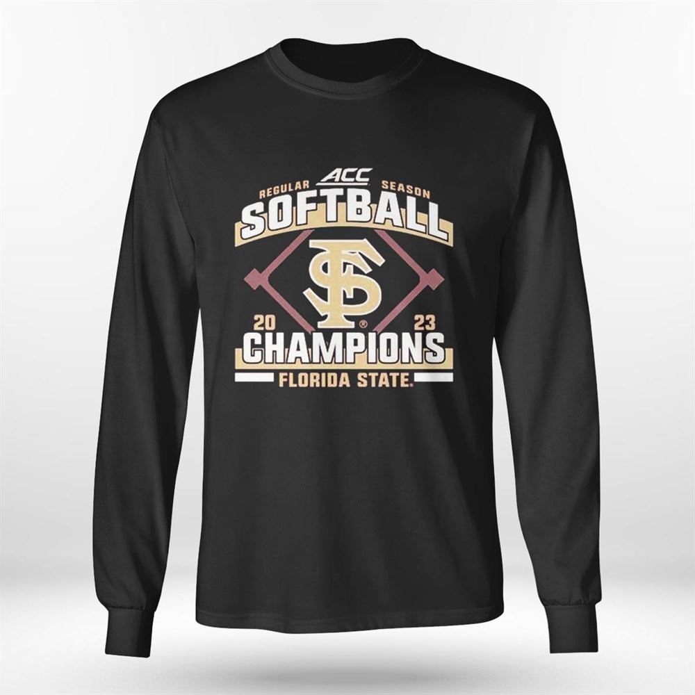 Florida State Seminoles 2023 Acc Softball Regular Season Champions T-shirt Florida State Seminoles 2023 Acc Softball Regular Season Champions T-shirt