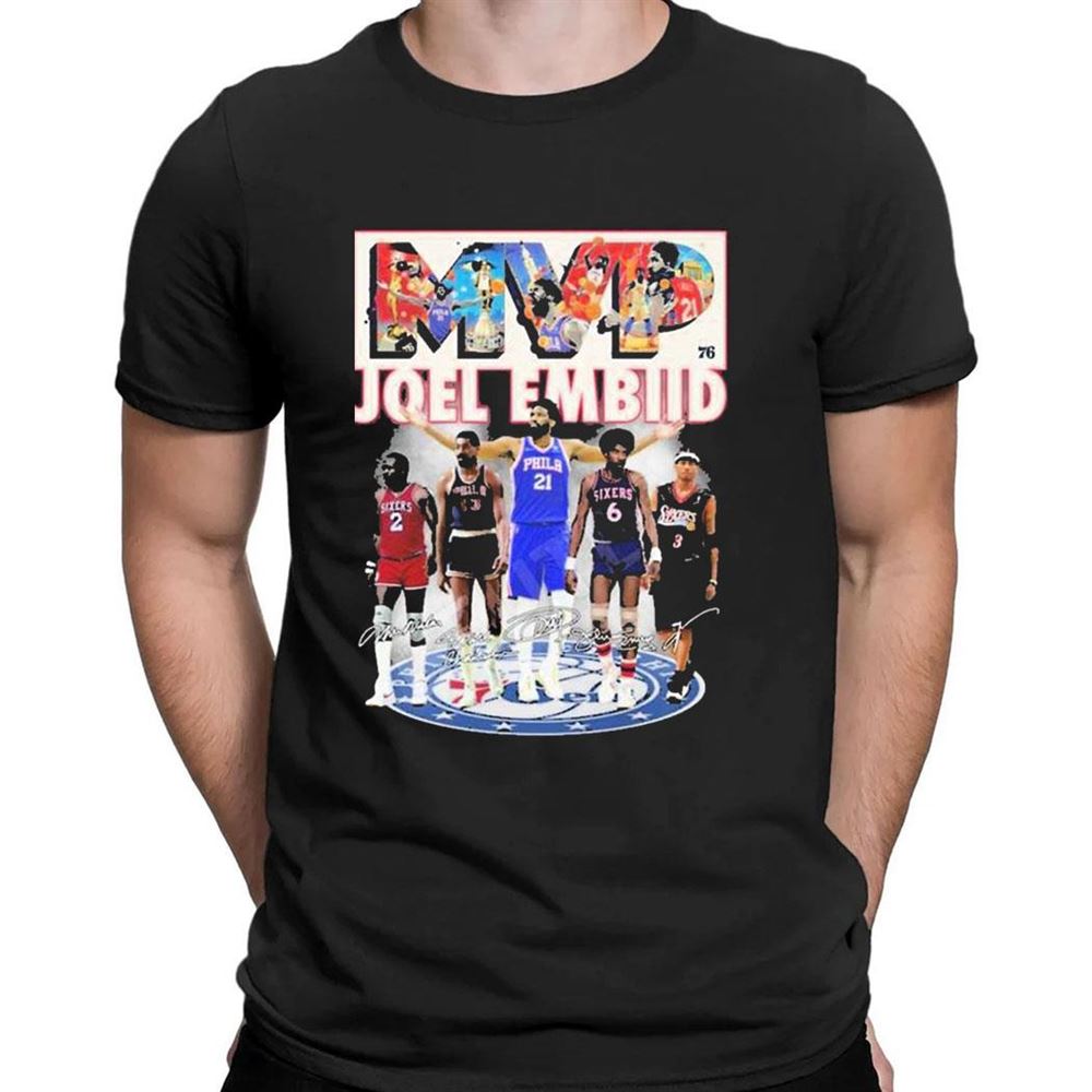 2023 Mvp Joel Embiid Signatures T-shirt