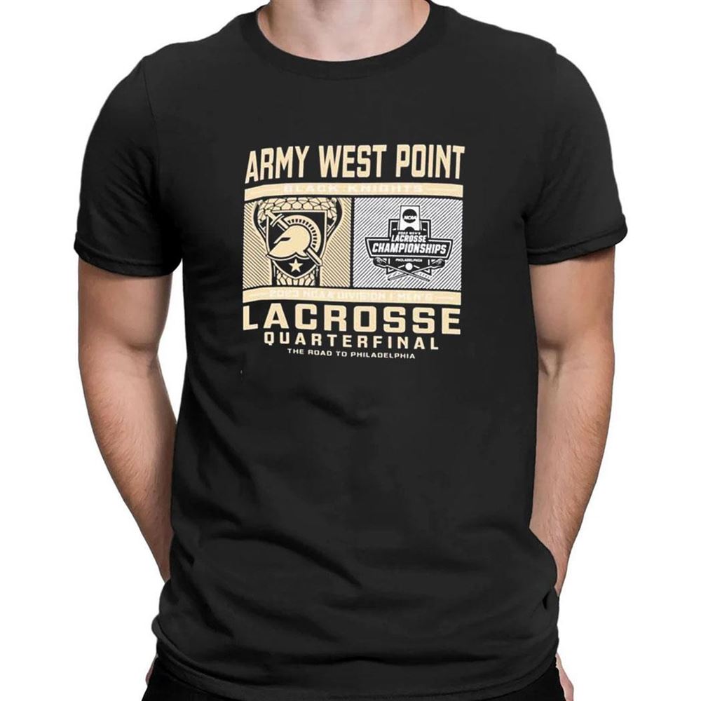Army West Point Black Knights 2023 Division I Mens Lacrosse Quarterfinal T-shirt