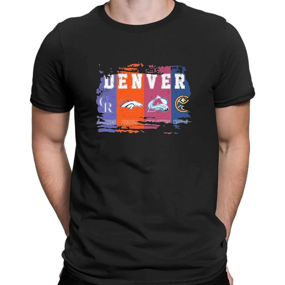 Denver Sport Teams Vintage Logo T-shirt