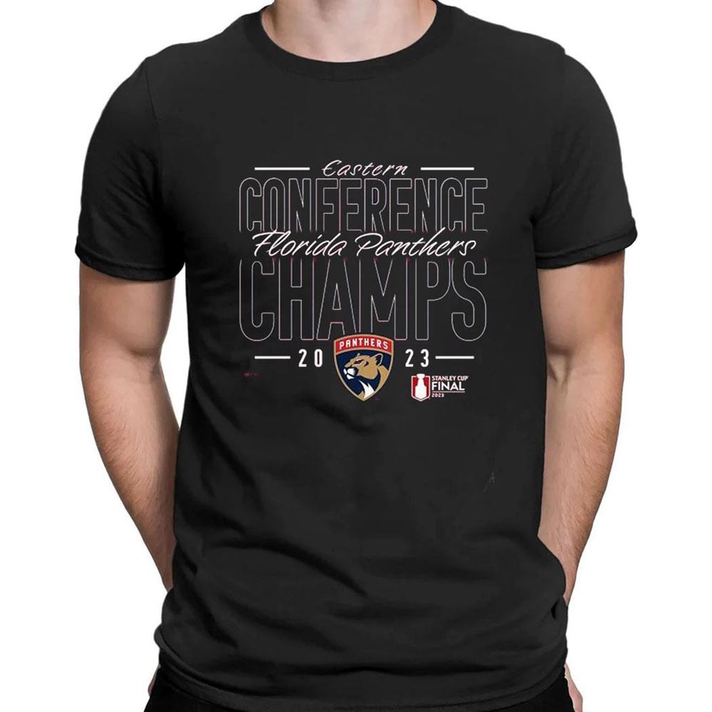 Florida Panthers 2023 Eastern Conference Champions Goal Tender T-shirt