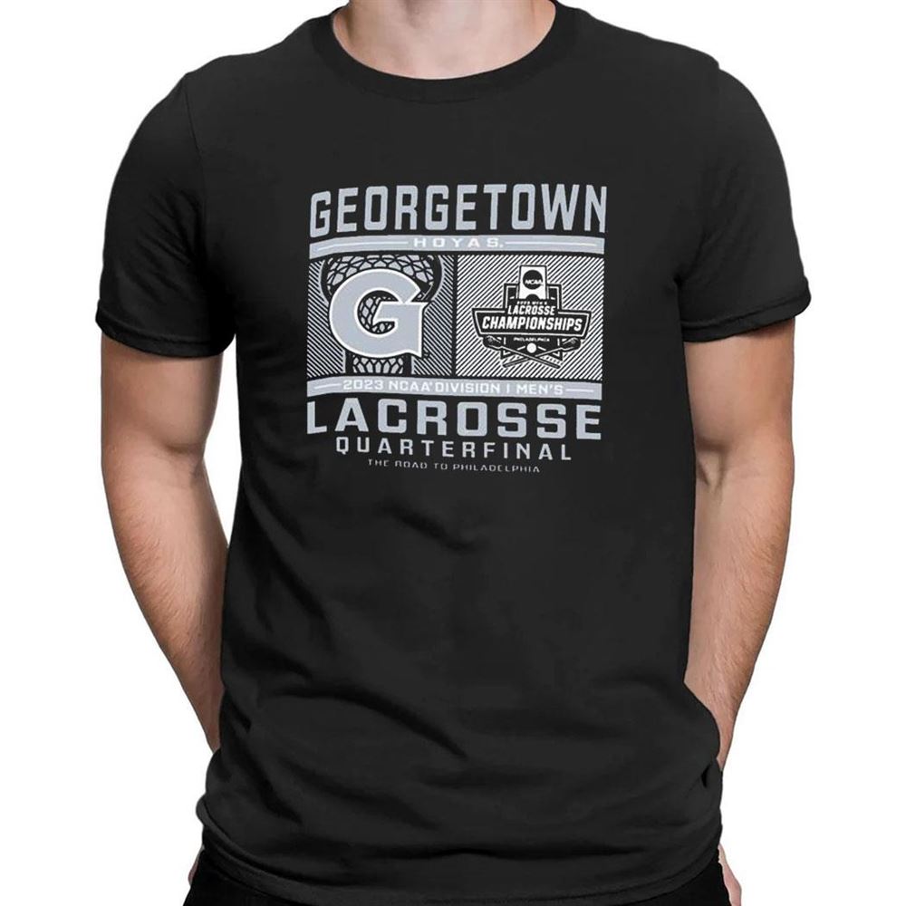 Georgetown Hoyas 2023 Division I Mens Lacrosse Quarterfinal T-shirt