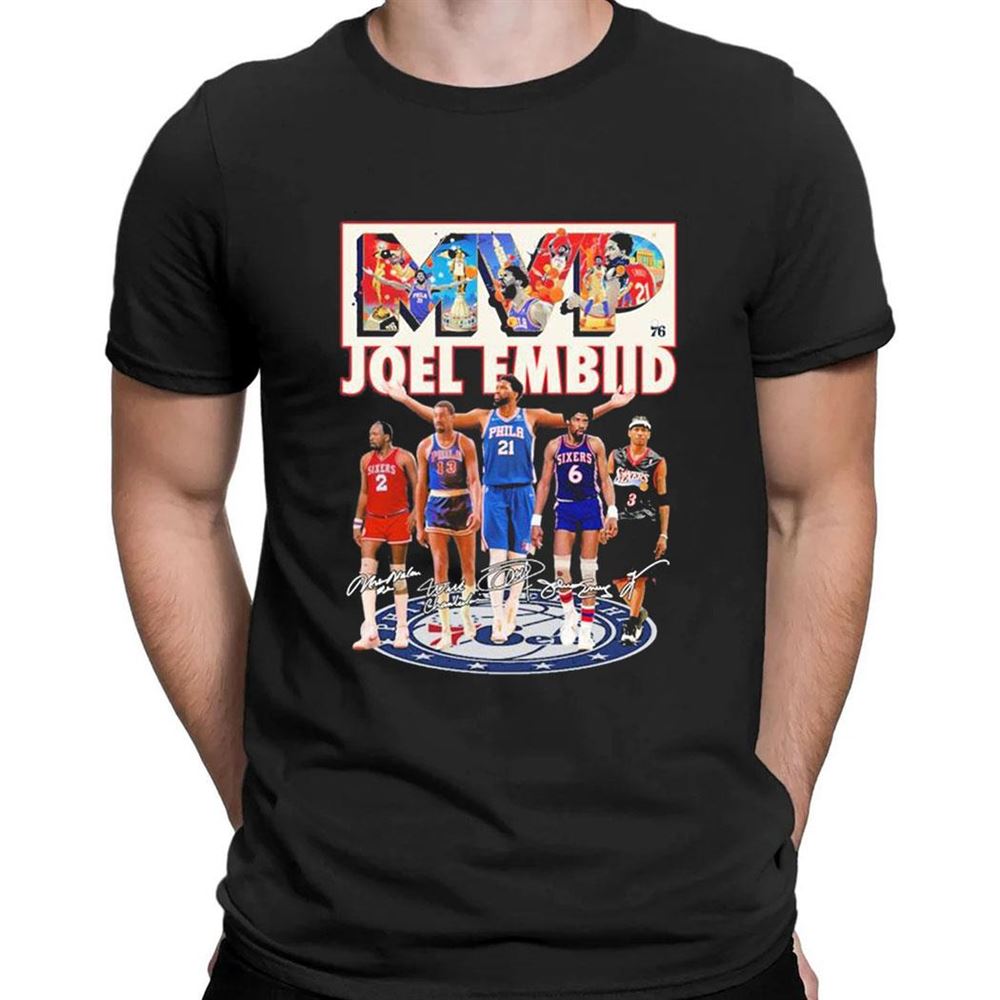 Joel Embiid Philadelphia 76ers Mvp Signatures T-shirt