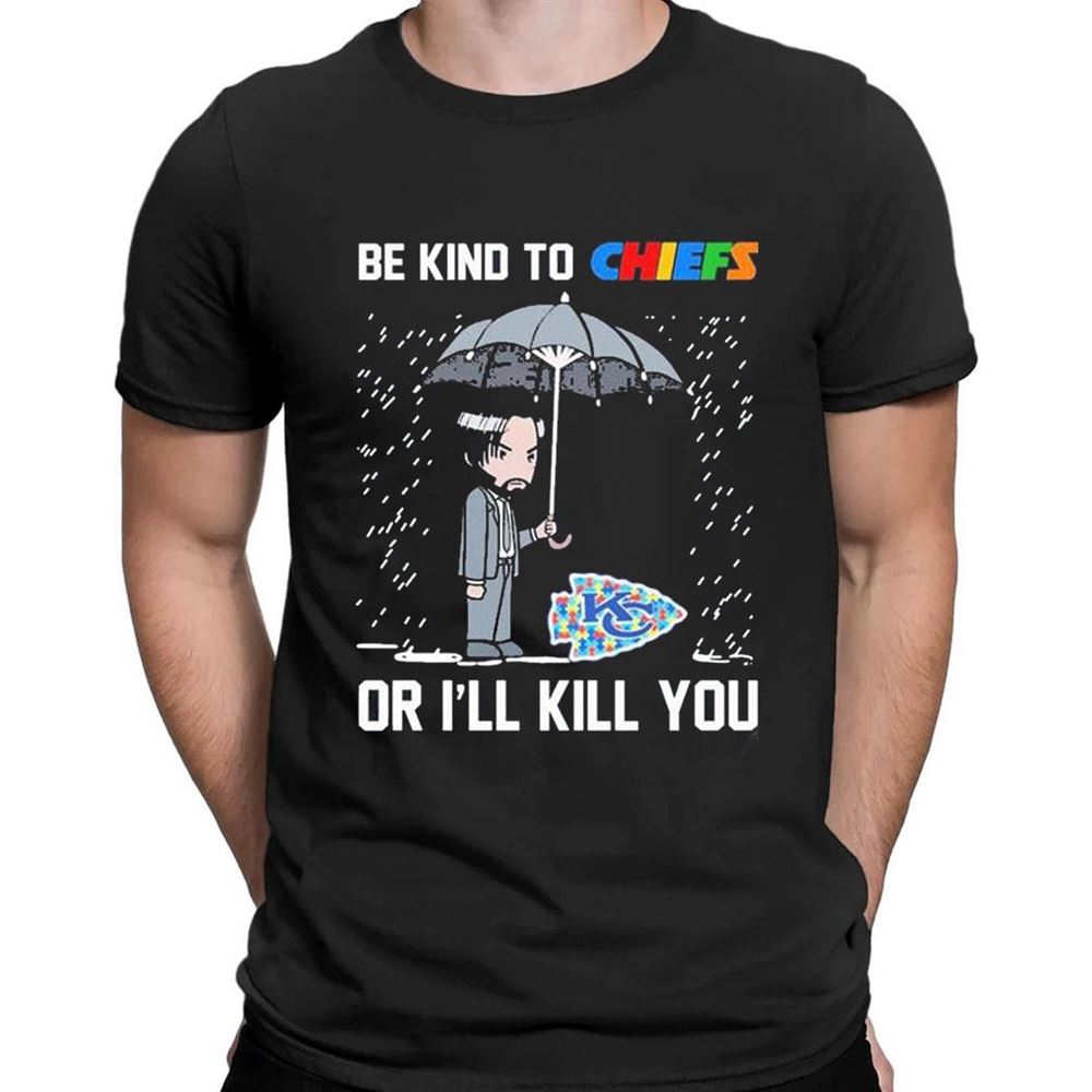 John Wick Be Kind Autism Jacksonville Jaguars Or Ill Kill You T-shirt