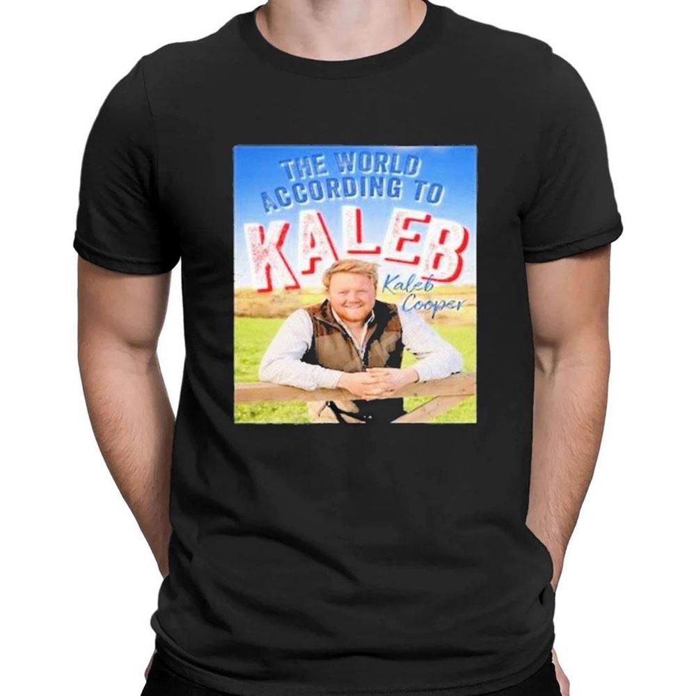 Kaleb Cooper The World According To Kaleb Book Cover T-shirt Kaleb Cooper The World According To Kaleb Book Cover T-shirt