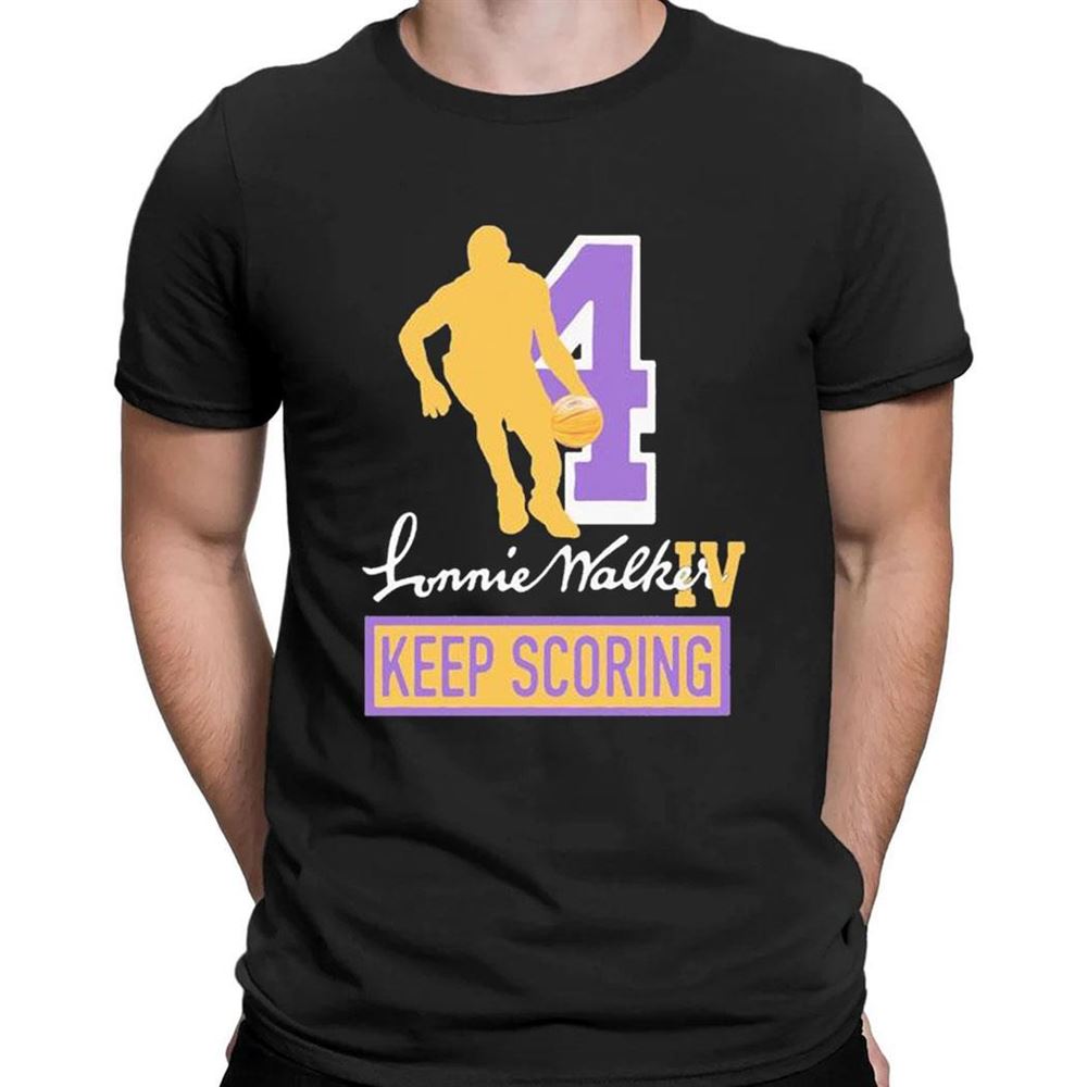 Lonnie Walker Iv Keep Scoring T-shirt Lonnie Walker Iv Keep Scoring T-shirt