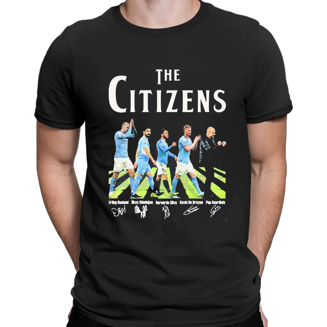 Manchester City The Citizens Abbey Road Signatures T-shirt