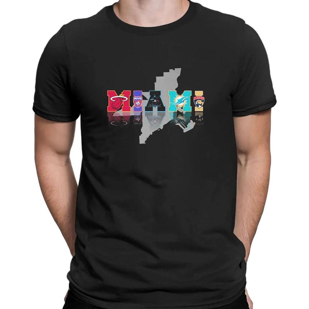 Miami State Sports Teams T-shirt