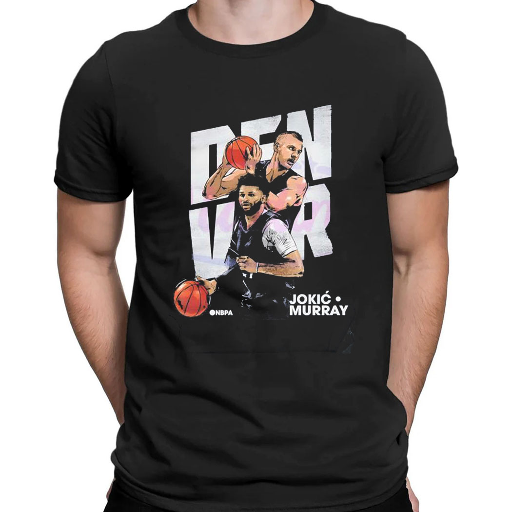 Nikola Jokic And Jamal Murray Denver Duo T-shirt Nikola Jokic And Jamal Murray Denver Duo T-shirt