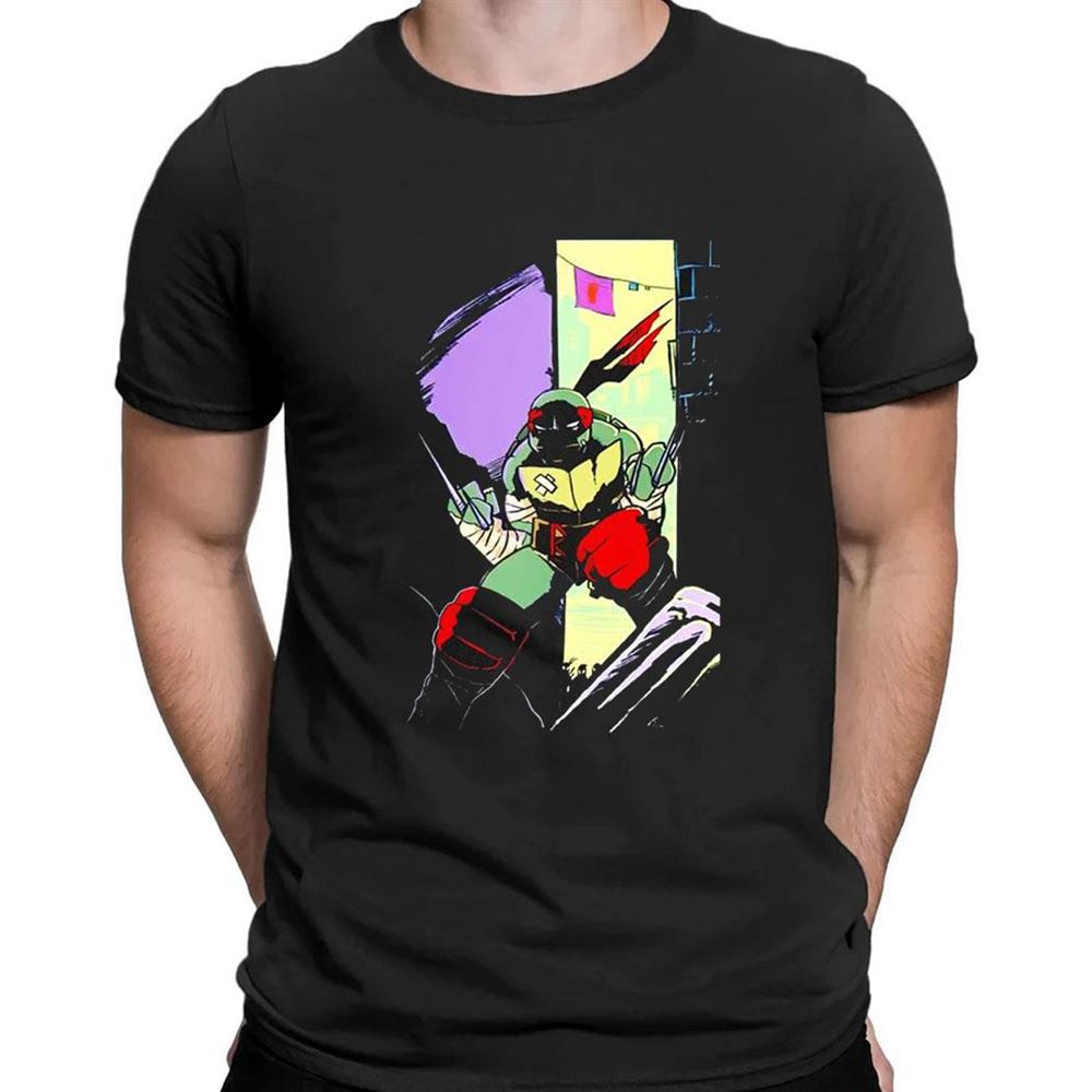 Raphael X Wolverine Weapon Cartoon Shirt Long Sleeve