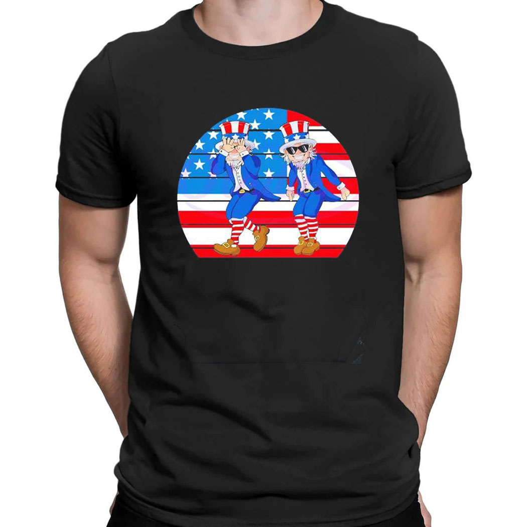 Retro Uncle Sam Griddy Dance Funny 4th Of July T-shirt Retro Uncle Sam Griddy Dance Funny 4th Of July T-shirt