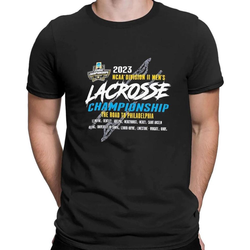 Road To Philadelphia 2023 Ncaa Division Ii Mens Lacrosse Championship T-shirt