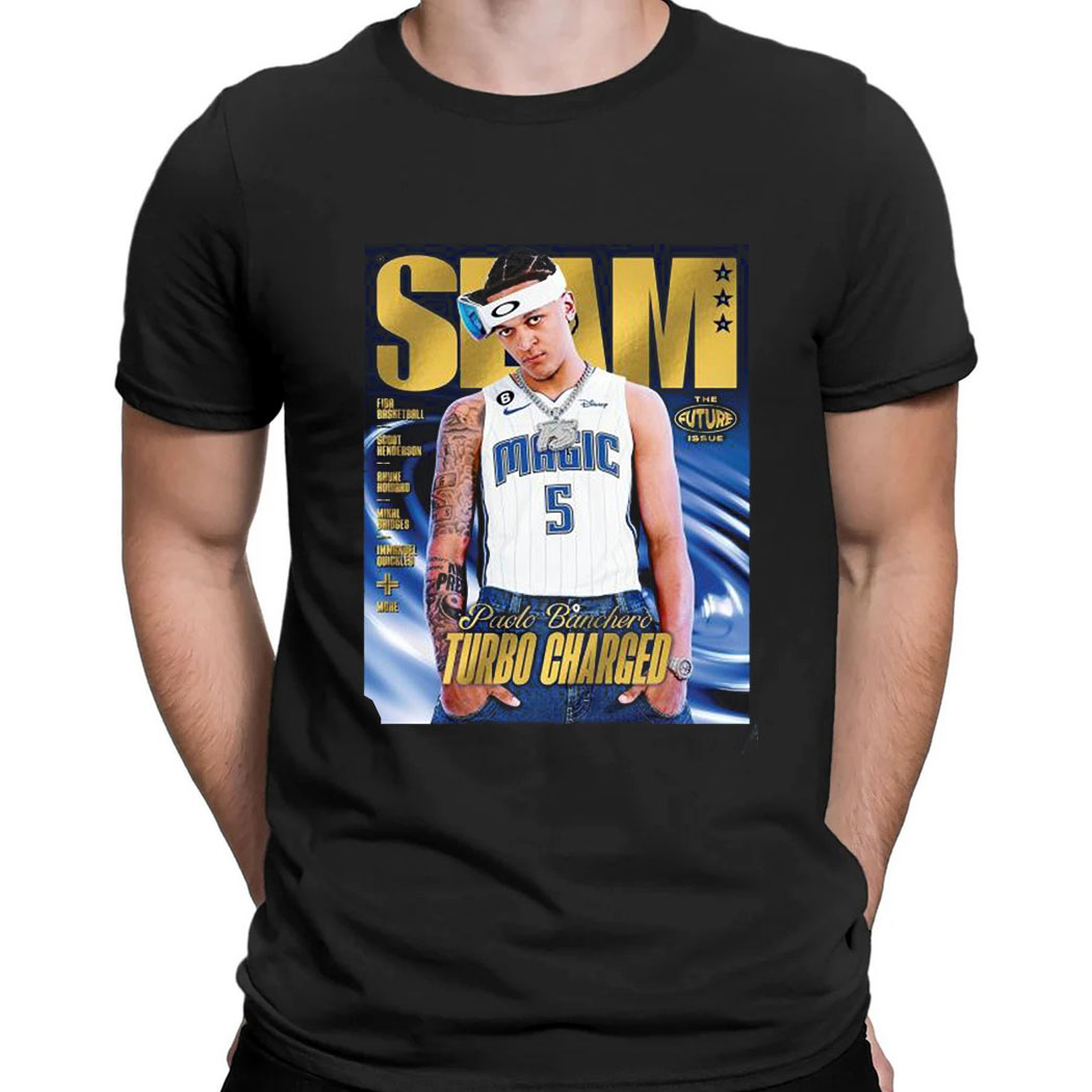 Slam Paolo Banchero Orlando Magic T-shirt