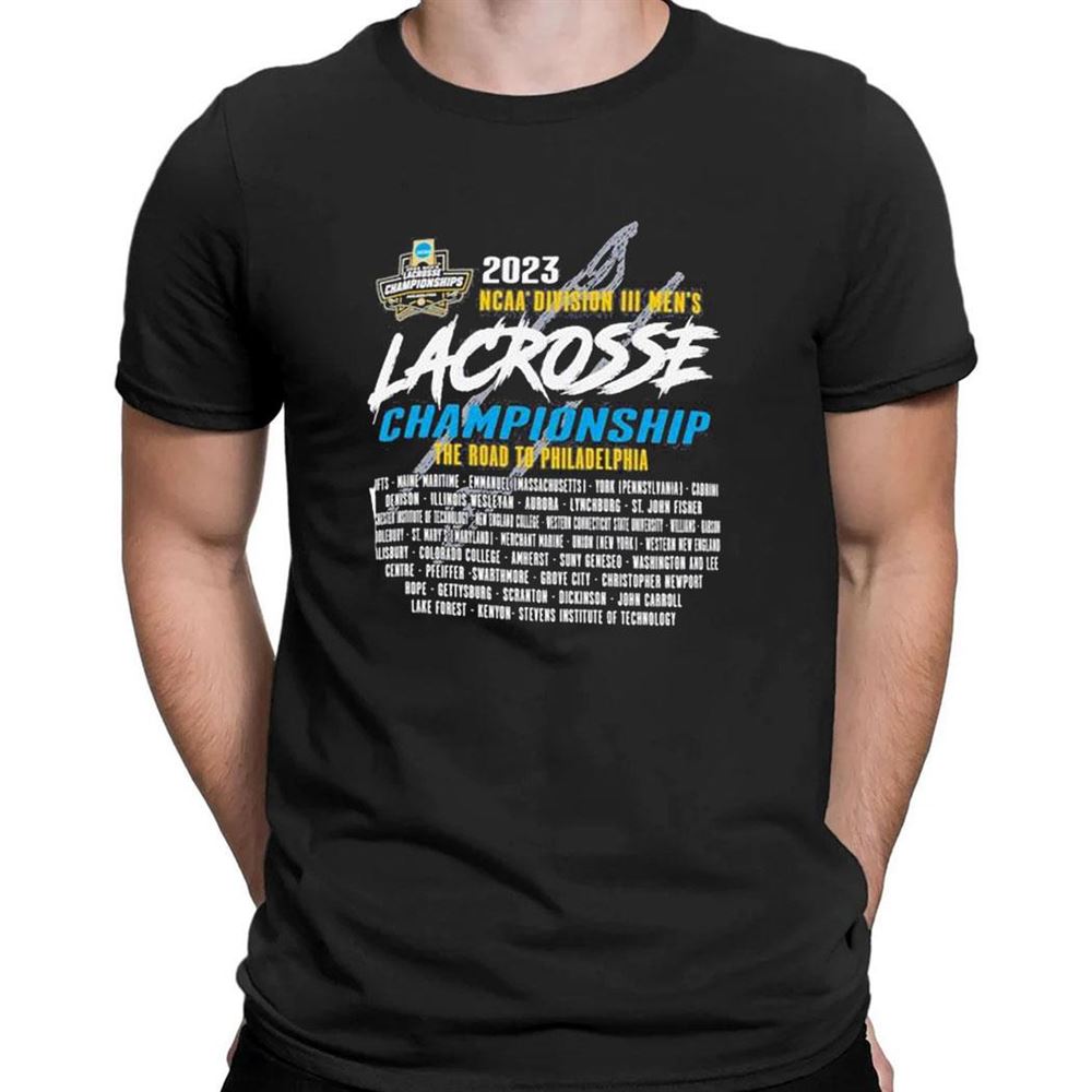 Third Rounds 2023 D3 Mens Lacrosse Championship T-shirt